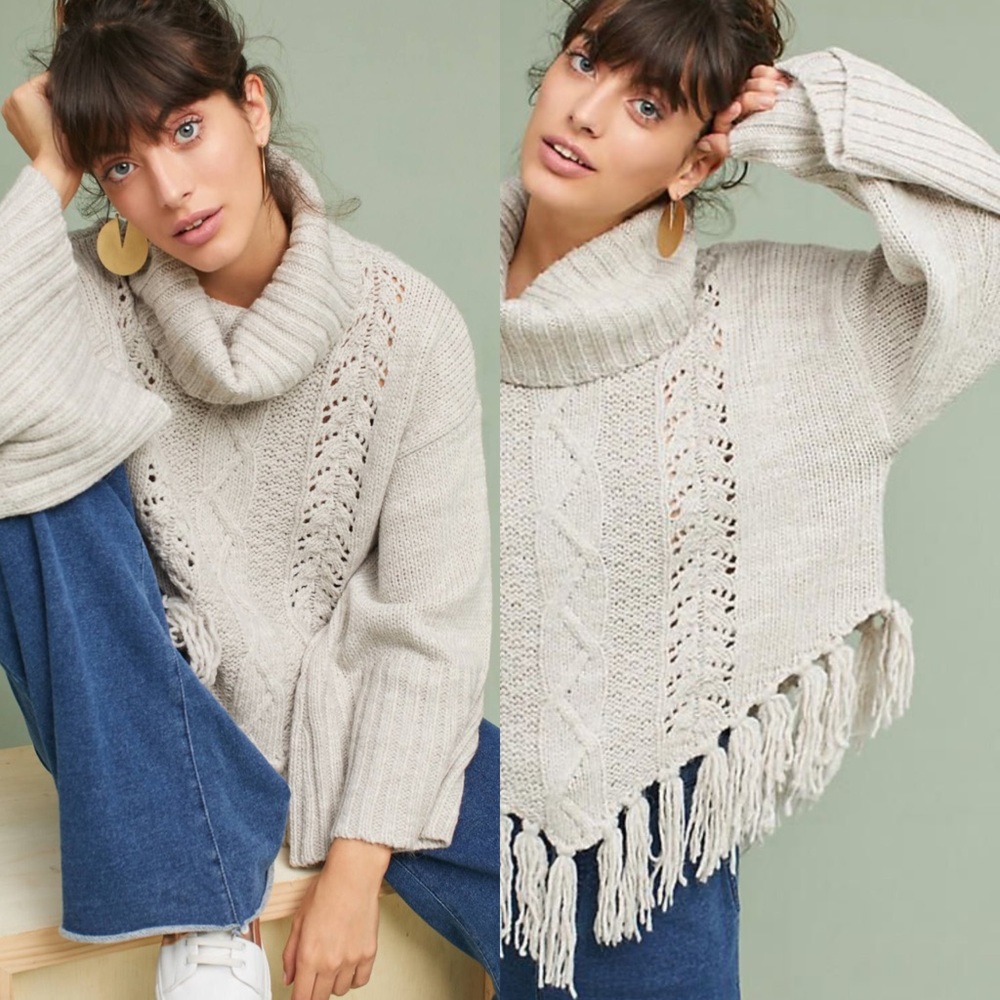 Anthropologie Cupcakes & Cashmere Turtle Neck